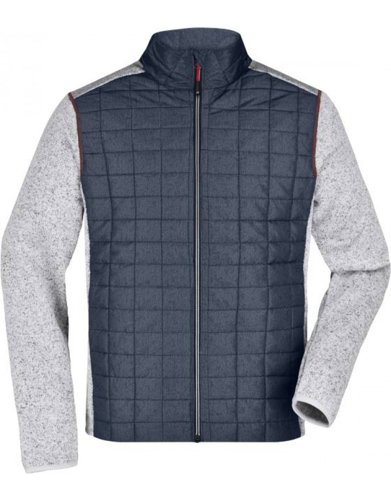 Jachetă hibridă tricotată fara gluga pentru bărbați